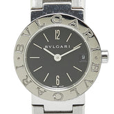 ブルガリ ブルガリブルガリ 腕時計 BB23SS クオーツ ブラック文字盤 ステンレススチール レディース BVLGARI 【中古】
